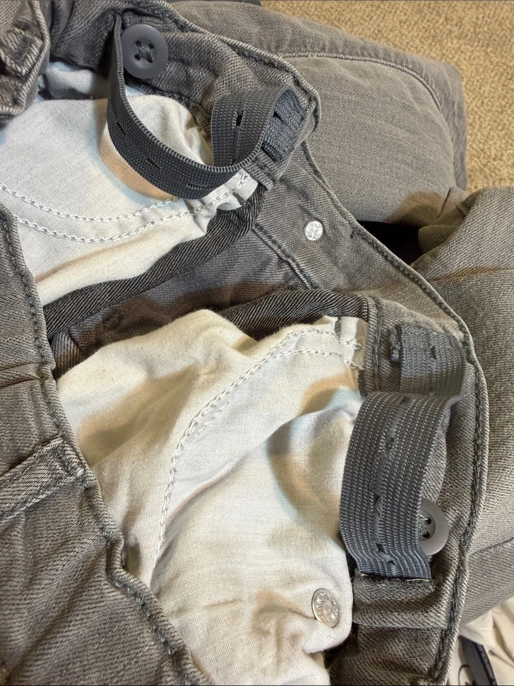 The Children’s Place Boy’s Straight Gray Jeans